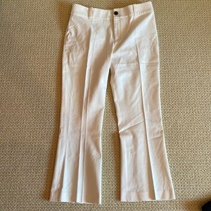 Club Monaco white boot cut pants
